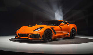Corvette ZR1 - orange front quarter