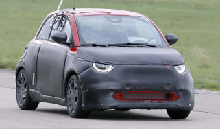 Abarth EV spies
