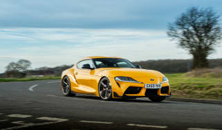 Toyota GR Supra 3.0 – front cornering
