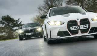 BMW M3 CS v Litchfield BMW M2 – front