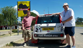 Fiat Panda Africa record run - Day 6