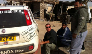 Fiat Panda Africa record run - Day 7