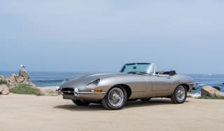 Jaguar e-type Zero drive - front quarter