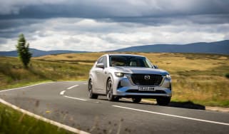 Mazda CX-60 2022 review – front cornering