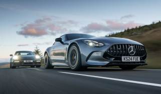 Mercedes-AMG GT 63 v Porsche 911 Turbo S – front